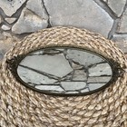 Vintage Stylebuilt Gold Ormolu Oval Mirror Vanity Tray Birds Flowers Made In Usa