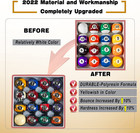 Premium Billiard Balls Pool Table Accessories 2-1 4  Regulation Size 1