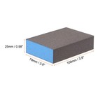 8pcs Sanding Sponge Blocks 800-1000 Grits Sanding Block 100x70x25mm Brown Blue