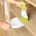 Dust Pan Broom Brush Dustpan - Small And Set  Mini 1 Green 