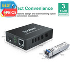 Gigabit Single-mode Lc Fiber To Ethernet Media Converter With A Sfp Lx Module  1