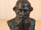 Vintage Soviet Statuette The Great Russian Writer Leo Tolstoy Sculpture Ussr