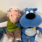Vtg Lot Of 3 Disney Store Doug Mini Bean Bag Doll Plush Doug Patti Porkchop