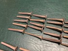 50 Pcs Antique Style Copper Nails Tacks Flat Head 1  Long Nos