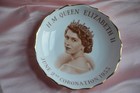 Vintage Queen Elizabeth Ii Small Dish Commemorating Coronation 1953