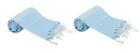 Set Of 2 40  X 72  Turkish Beach Towel  100  Cotton Super Absorbent Bath Towels
