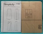Simplicity 1133 Misses  Retro 1970 s Wrap Dress   Pants Pattern  6 To 18  Uncut
