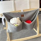 New Best Diaper Caddy Teddy Material With 2 Compartments For Baby Carrier  Crib 