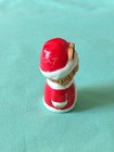 Vtg Ceramic Garfield The Cat Christmas Santa Claus Holiday Collectors Thimble