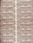 Russia Bond 4 1 2   podolsk Railway  187 50 Rubles 1914 With 31 Coupons 141