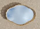 Vtge 1967 Mirrored Perfume Vanity Tray Ornate Design Brass Dresser Jewelry 16 