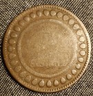 Tunisia 1891 10 Centimes Coin  ah 1308 