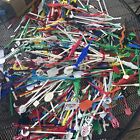 Huge Lot Of Swizzle Sticks Vintage Cocktail Stirrer