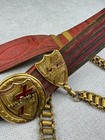 Knights Templar Fraternal Masonic Belt Buckle Sword Hangers M c  Lilley   Co Usa