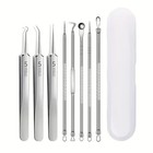 Acne Needle Blackhead Remover - Pimple   Comedone Extractor Tool Kit With Tweeze