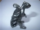 Squirrel Figurine Nuts Protector Card Guard Poker Metal New