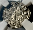 Xf Crusaders Antioch Bohemond Iii 1163-1201 Denier Knights Templar Coin