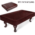 9ft Waterproof Billiard Pool Table Cover Leatherette Heavy Duty Furniture Covers