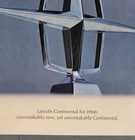 1966 Lincoln Continental Sales Dealer Brochure Advertising