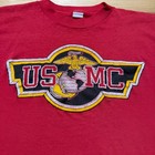 Vintage 80s Usmc United States Marine Corps Military Graphic T-shirt - Medium