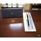 Cross Century Chrome Ballpoint Pen And Mechanical Pencil Set With Box Usa Vtg