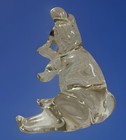 Murano Glass Bear Glows In Blacklight Italy Fantastic Venetian Vintage