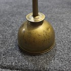 Vintage Eagle Usa Thumb Pump Metal Oil Can 8    Tall 4  Base Refillable 