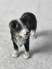 Schleich Border Collie Dog 16330 Black White Farm Animal Figure 2002 Retired