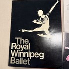 Vintage Royal Winnipeg Ballet Program  1960s W Papers