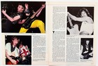 Def Leppard   Billy Squier Concert-1983 5-page Magazine Article poster Clipping