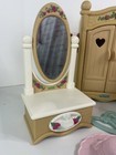 Vintage Fisher Price Briarberry Bear Bedroom Furniture Lot Armoire Dresser