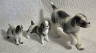 3 Different Vintage  Black   White Terrier  Dog Figurines  2 Japan  1 Bone China