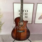 Hot Sale Cutaway Acoustic Guitar K24 Full Koa Flower Inlay Rosewood Fretboard