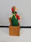 Vintage Jax Of Maine Handcrafted Maple Jack In The Box  jester   2