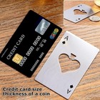 3pc Random Practical Card Bottle Opener  Wallet Bottle Opener