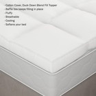 Down Mattress Topper - King 4-inch Duck And Goose Feather Bed With Cotton