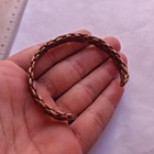 Ancient Rare Antique Bronze Viking Twisted Bracelet Amazing Very Stunning