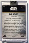 2021 Star Wars Stellar Signatures Auto Gold Simon Kassianides As Axe Woves  5 5