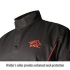 Revco Black Stallion Bsx Bxrb9c Blue Fr Welding Jacket W blue Flames  sm - 4xl 