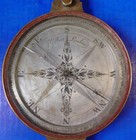 1740 John Gilbert Plain Compass   Original Box - Rare 18th Century Compass