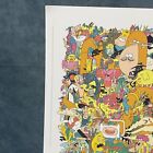 Cartoon Network 20th Birthday Poster From 2012 New Original 11x17 50  off Black