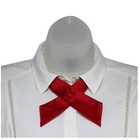 Women s Solid Color 1 75  W X Up To 19  L Crossover Tie Uniform Adjustable Neck