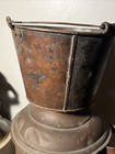 Rare Antique Copper Moonshine Boiler still Setup With Funnel  Copper Pot   Jug  