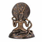 New Cernunnos Statue 6 5  Horned God Figurine Cast Resin Wicca Pagan