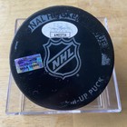 Rare  Connor Mcdavid Auto Signed Warm-up Used Puck- 500th Game  Jsa meigray Coa