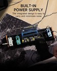     donner Effects Pedal Board Built-in Power Supply Aluminium 20 5 2    Carry Bag