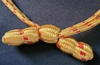 Gold   Red Military Cavalry Trooper Campaign Rope Band Acorn Hat Cord