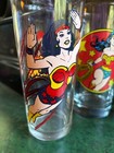 1978 Pepsi Dc Comics Reverse Color Wonder Woman Plus 3 More Glasses