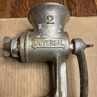 Vintage No  2 Universal Hand Crank Meat Grinder Made In The Usa