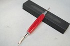 Handmade Rhinoplastic Frozen Raspberry Heavy Duty Seam Ripper With Chrome Parts